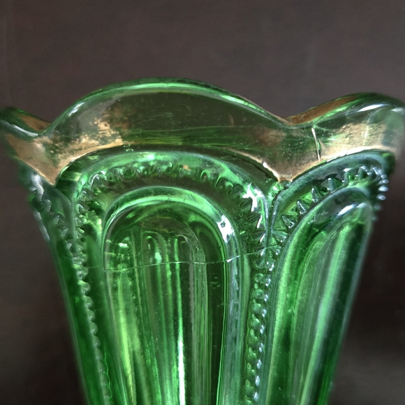 Vintage Trumpet Vase and Bowl - Picture 14 of 16